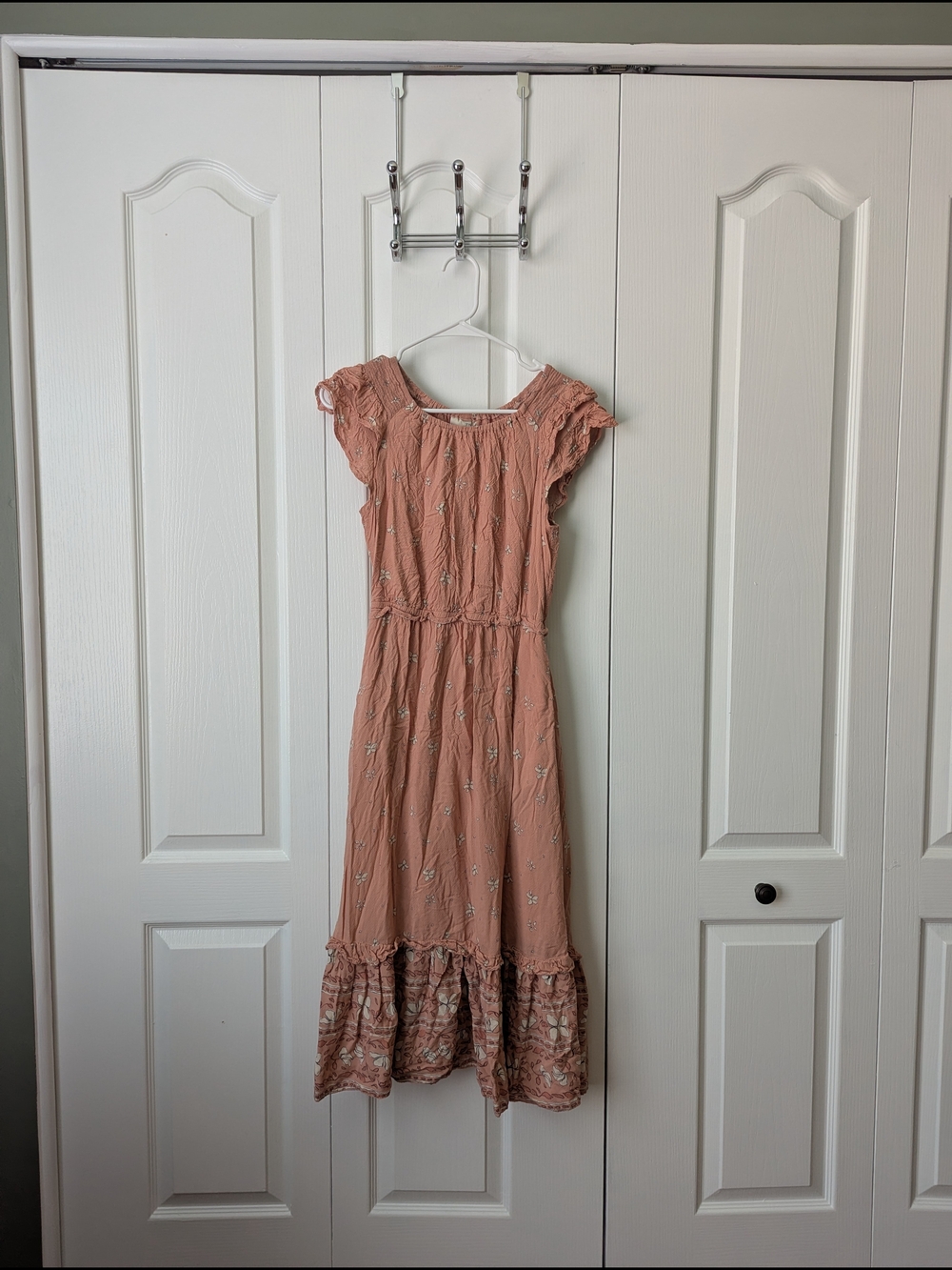 Universal Thread Dusty Rose Floral Maxi Dress
